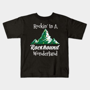 Rockin In A Rockhound Wonderland Kids T-Shirt